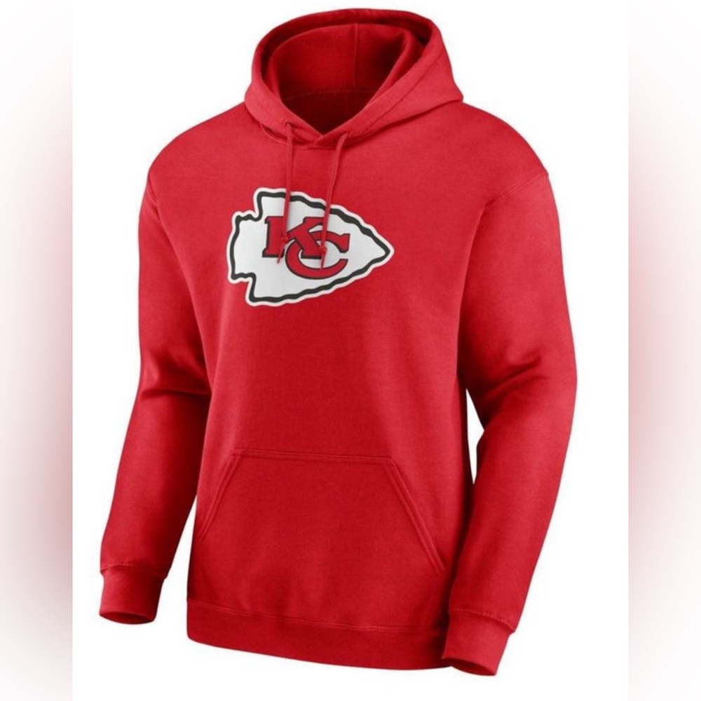NFL Kansas City Chiefs Hoodie with Logo 3XL Sweatshirt red soft gently worn